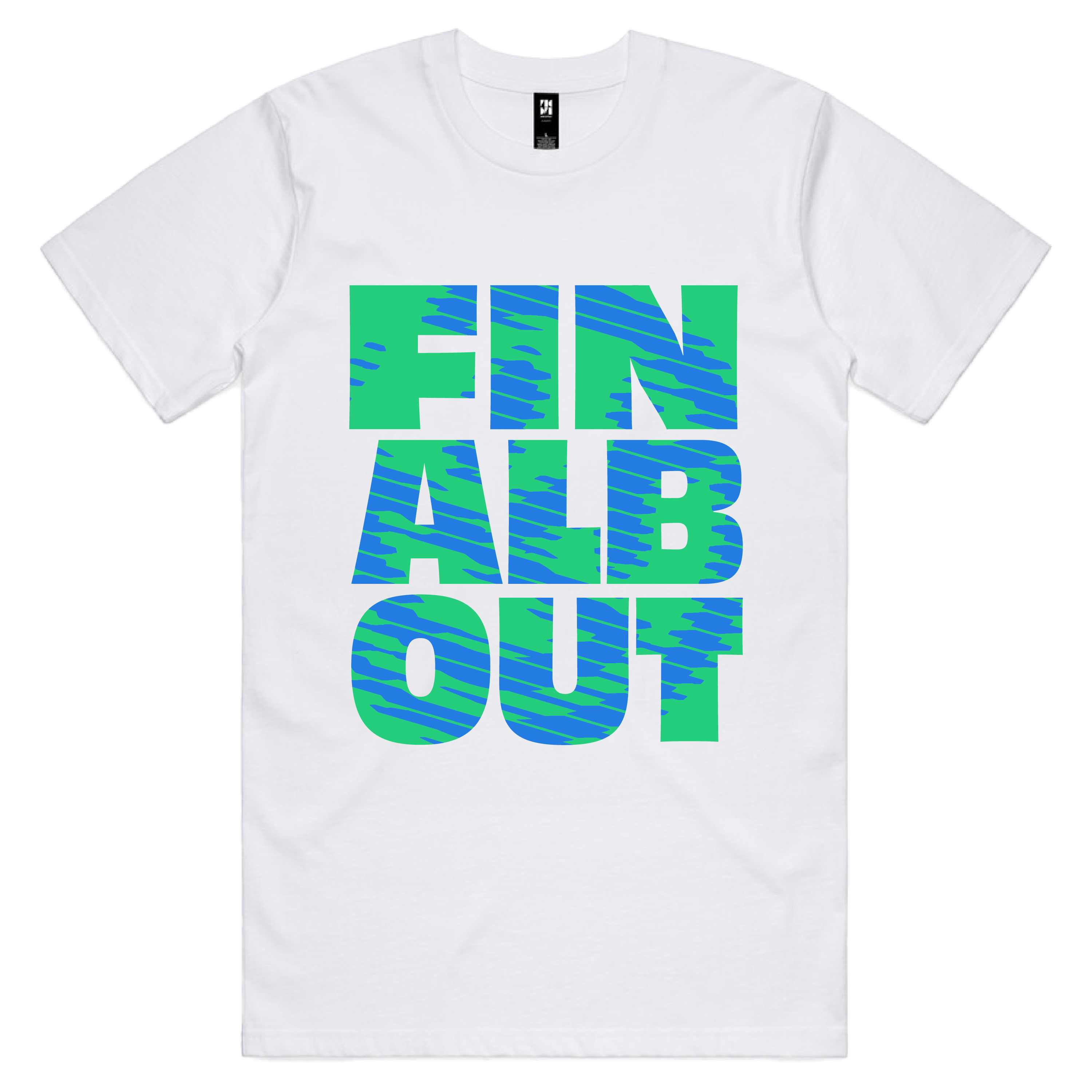 Big Letter Smiley Tee [White]