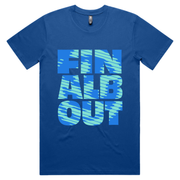 Big Letter Smiley Tee [Blue]