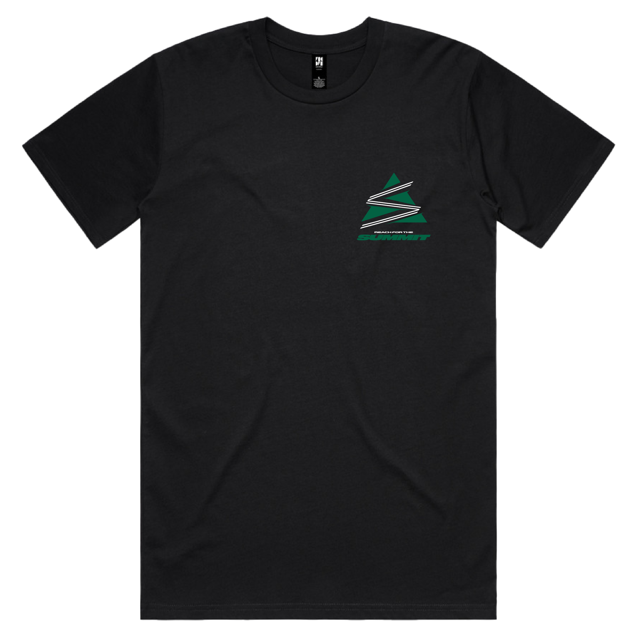 Reach for the Summit Tee [Green Print]