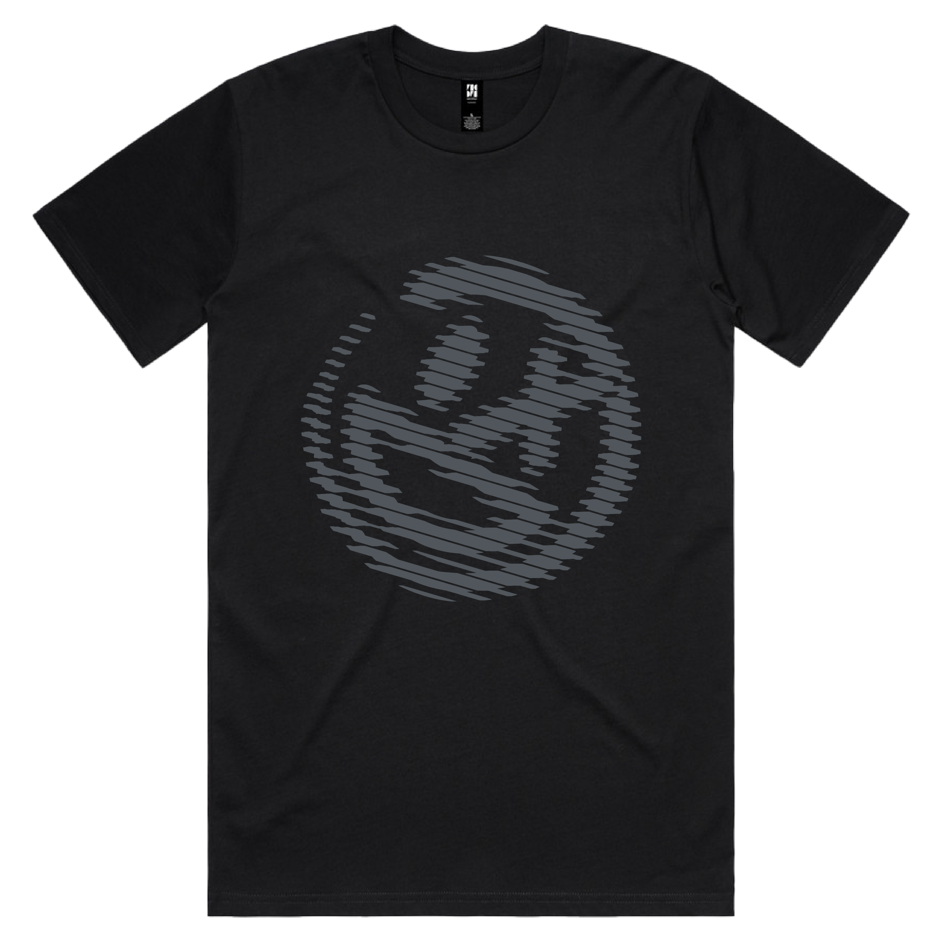 Halftone Smiley Tee [Black]