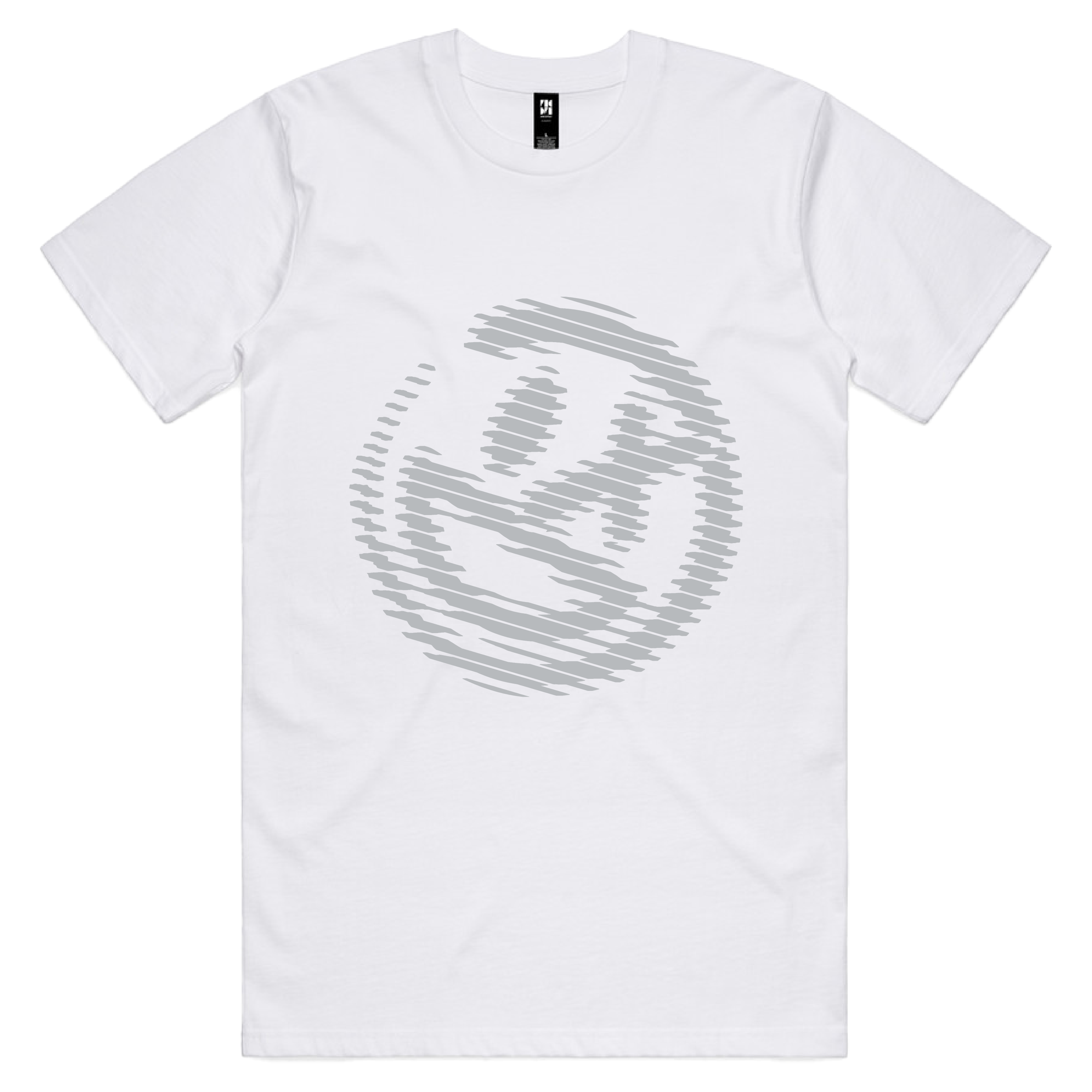Halftone Smiley Tee [White]