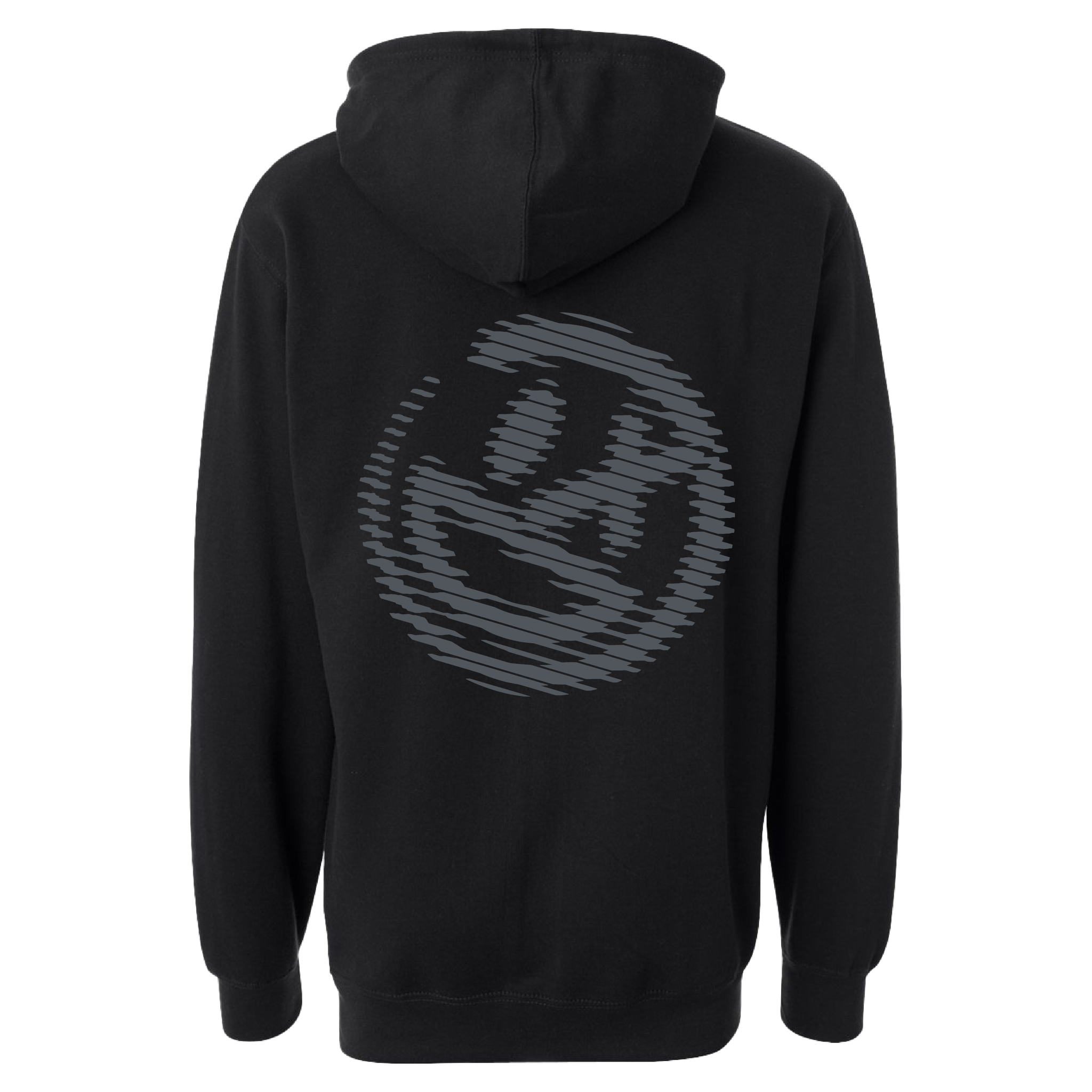 Halftone Smiley Hoodie [Black]