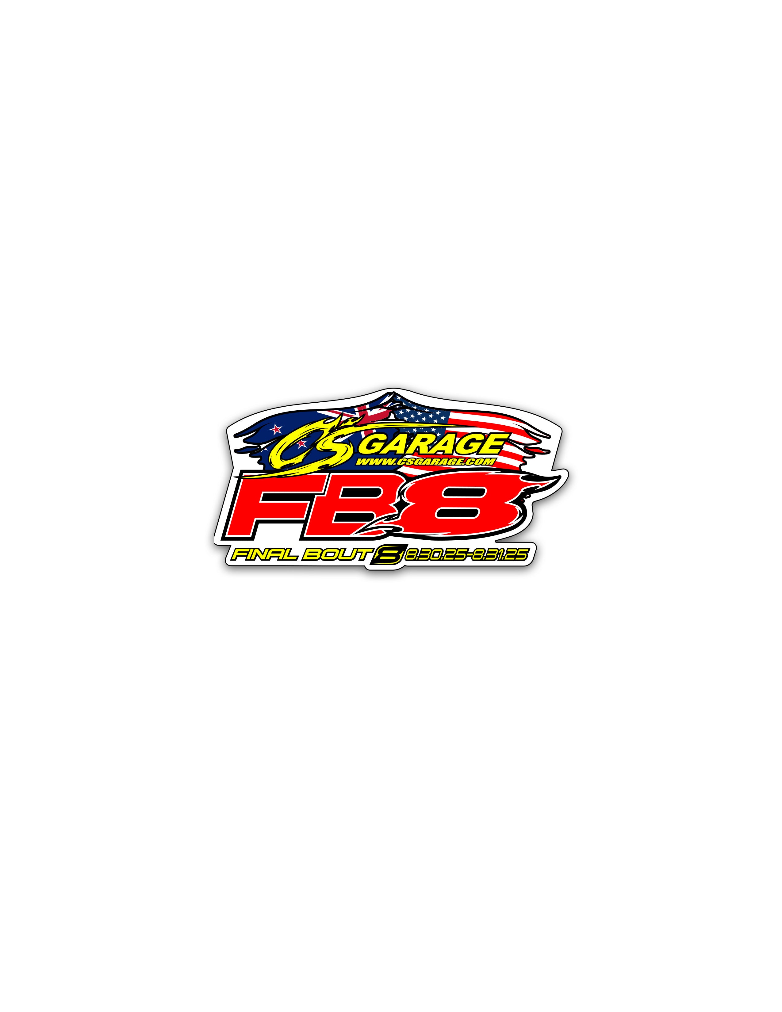 C's Garage Final Bout 8 Sticker