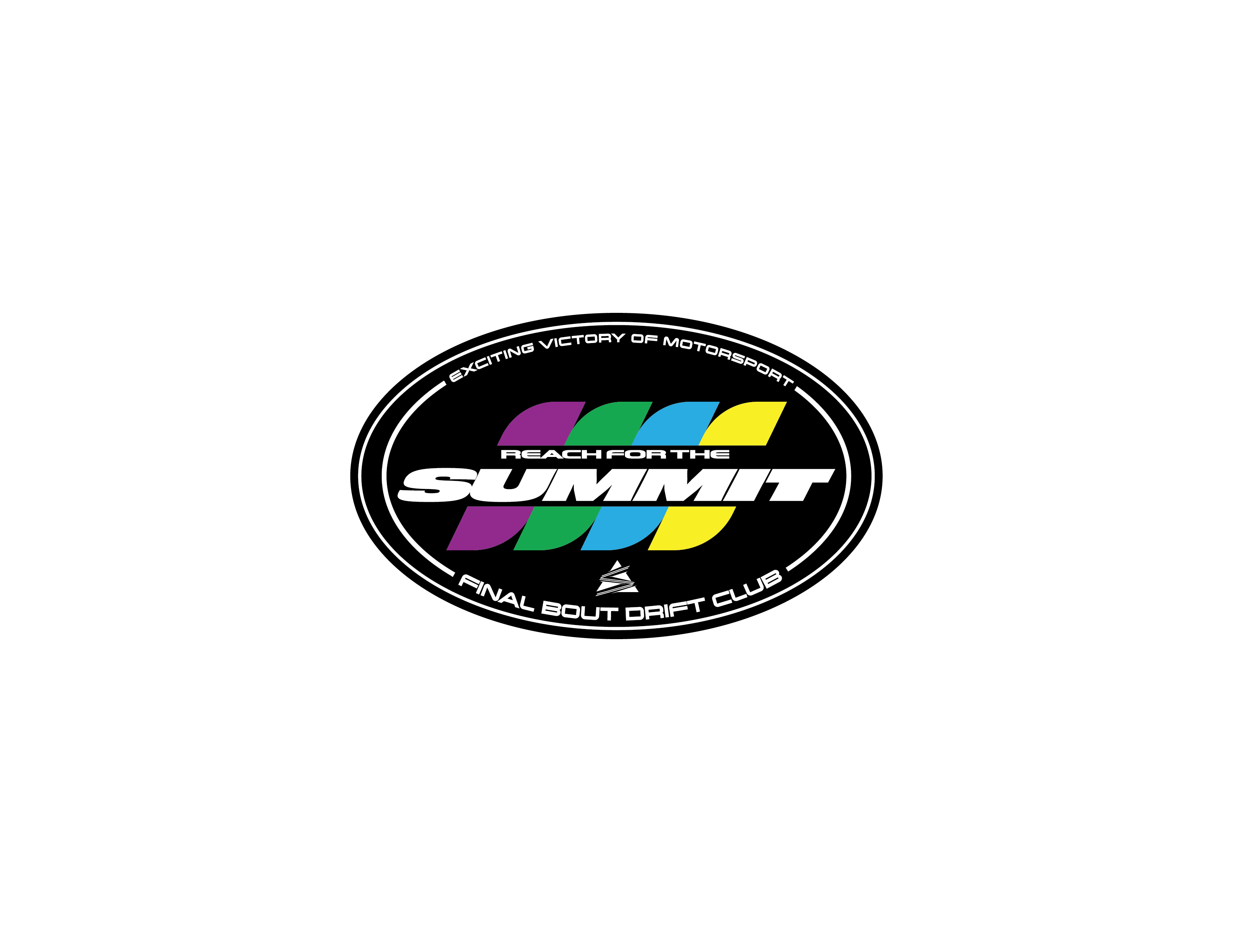 Reach for the Summit Oval Sticker [Color Options]