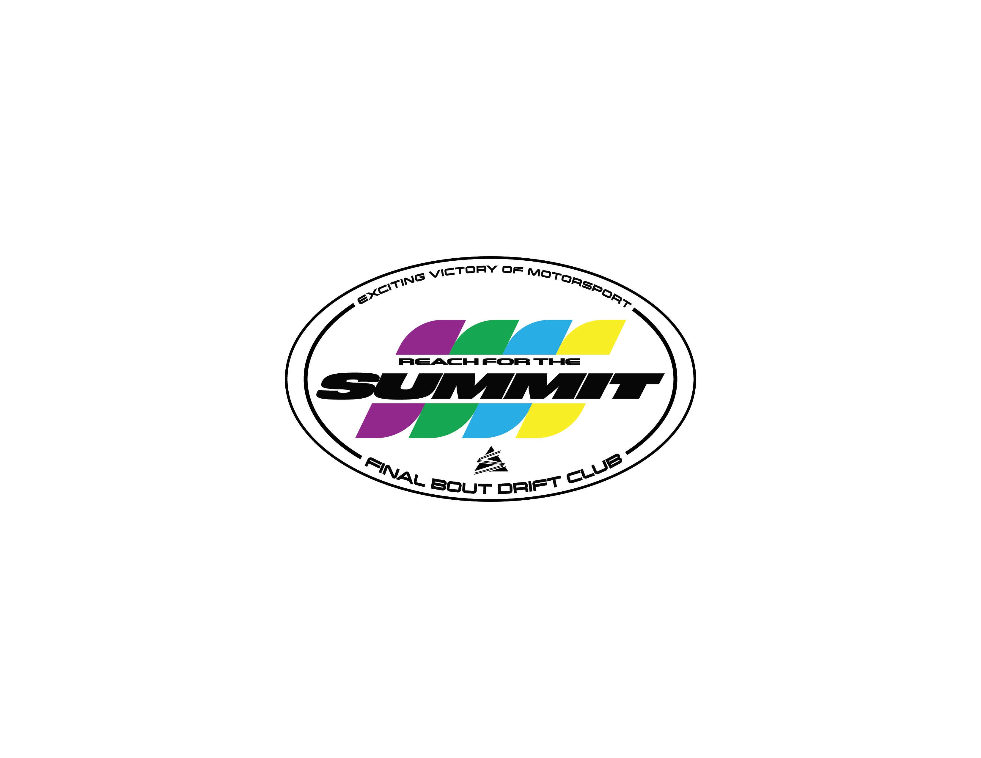 Reach for the Summit Oval Sticker [Color Options]