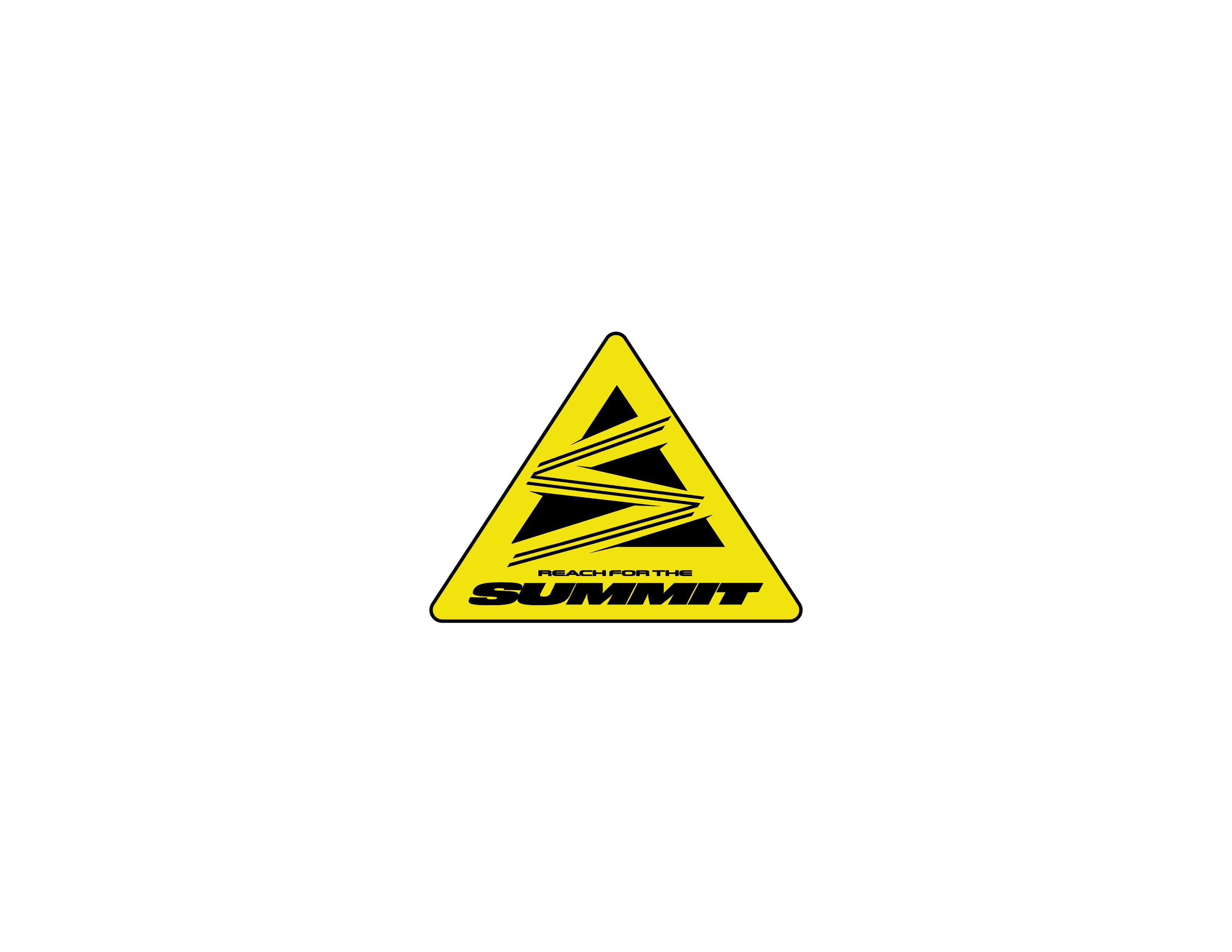 Reach for the Summit Triangle Sticker [Color Options]