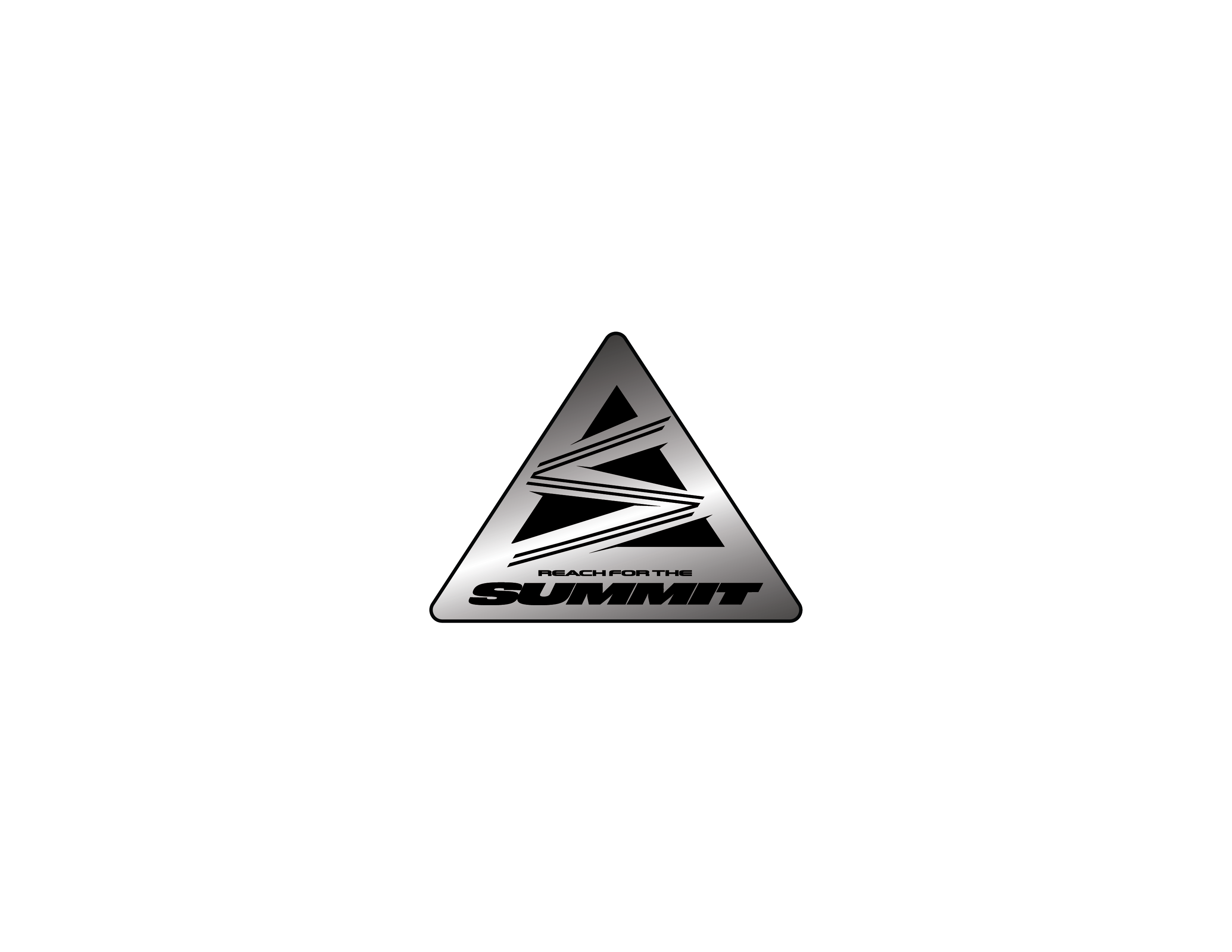 Reach for the Summit Triangle Sticker [Color Options]