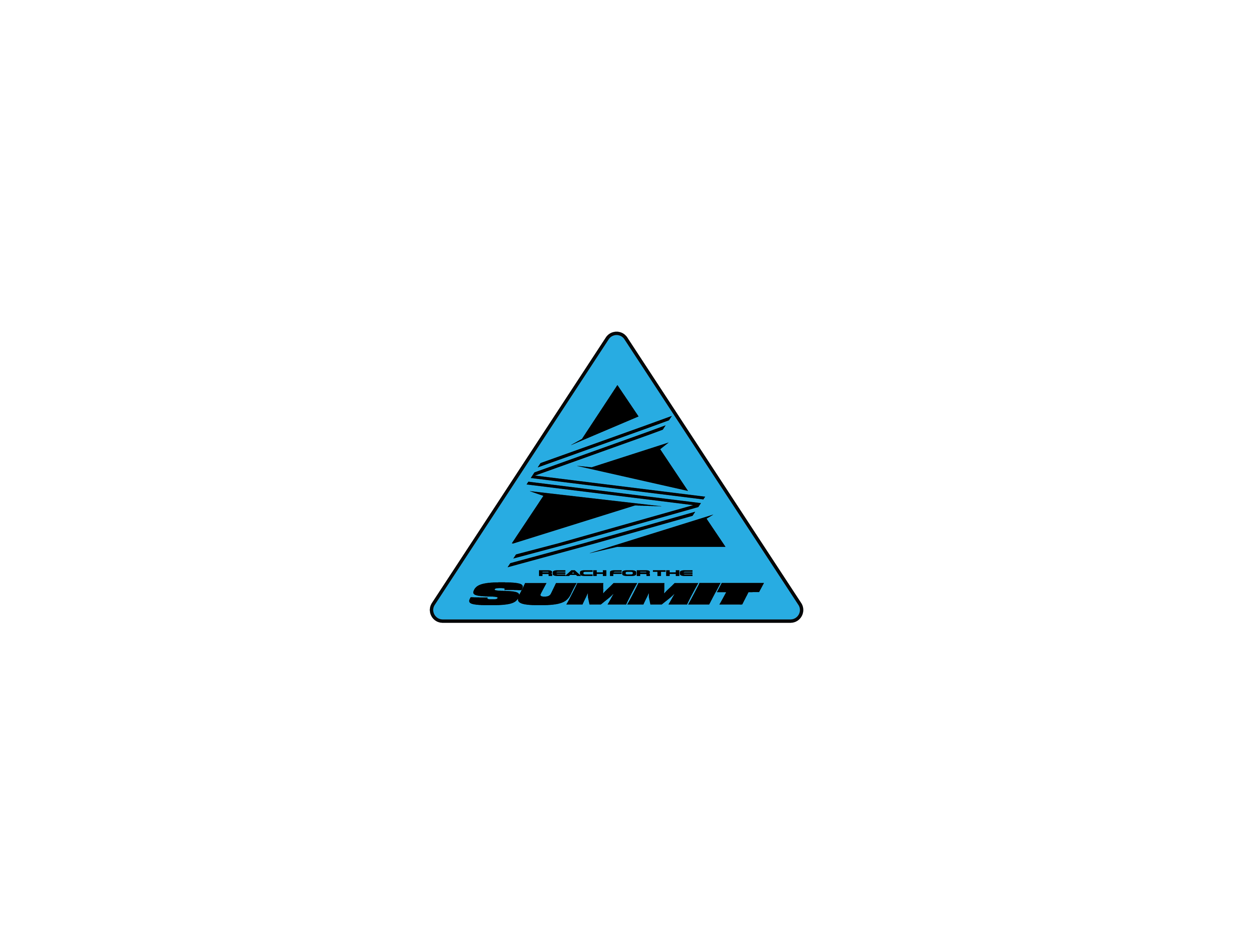 Reach for the Summit Triangle Sticker [Color Options]