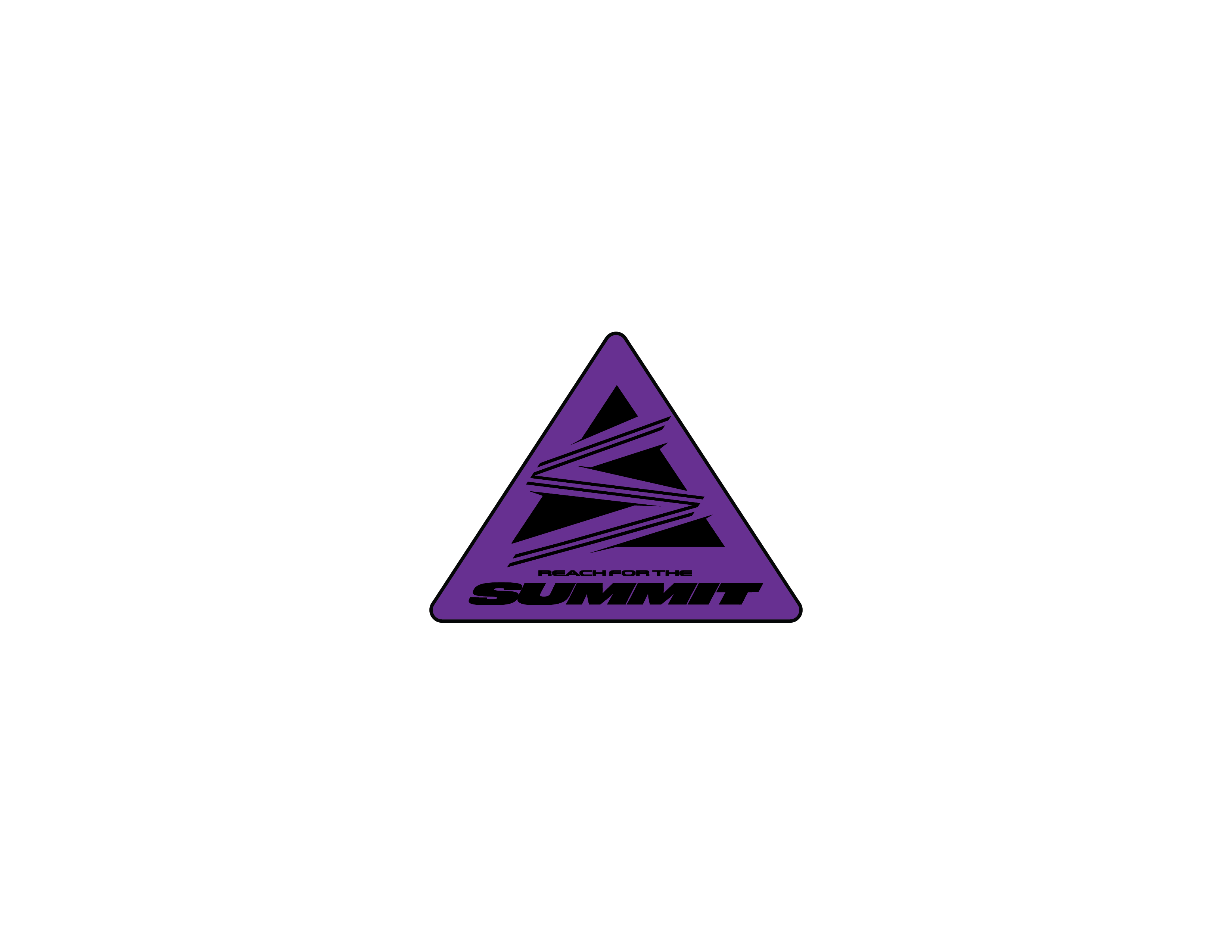 Reach for the Summit Triangle Sticker [Color Options]