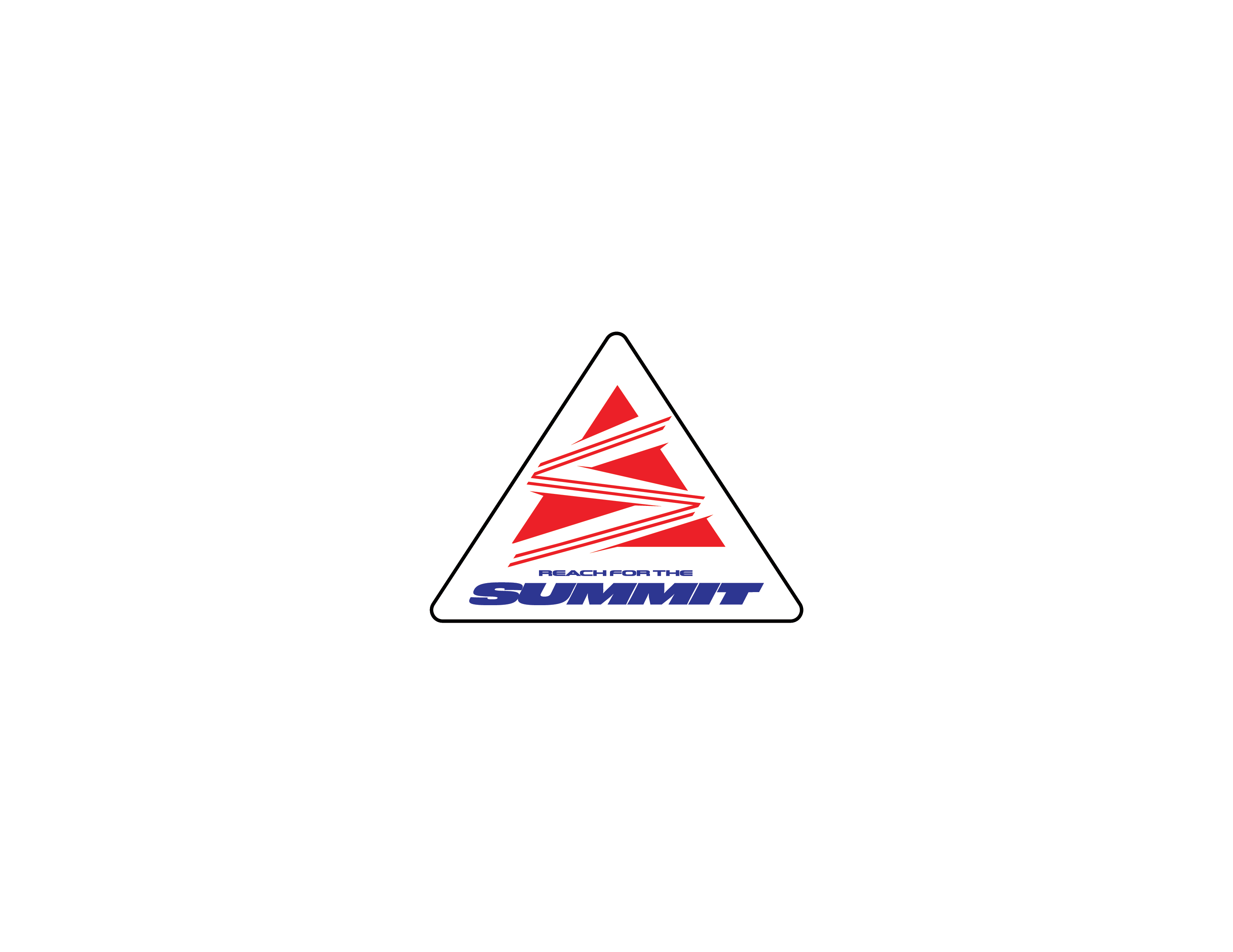 Reach for the Summit Triangle Sticker [Color Options]