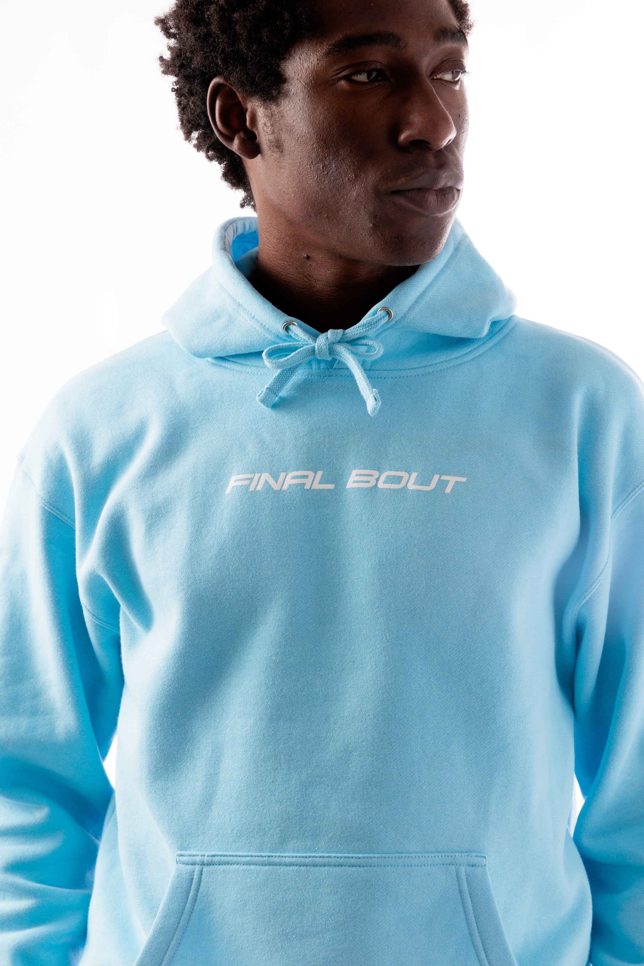 Halftone Smiley Hoodie [Blue]