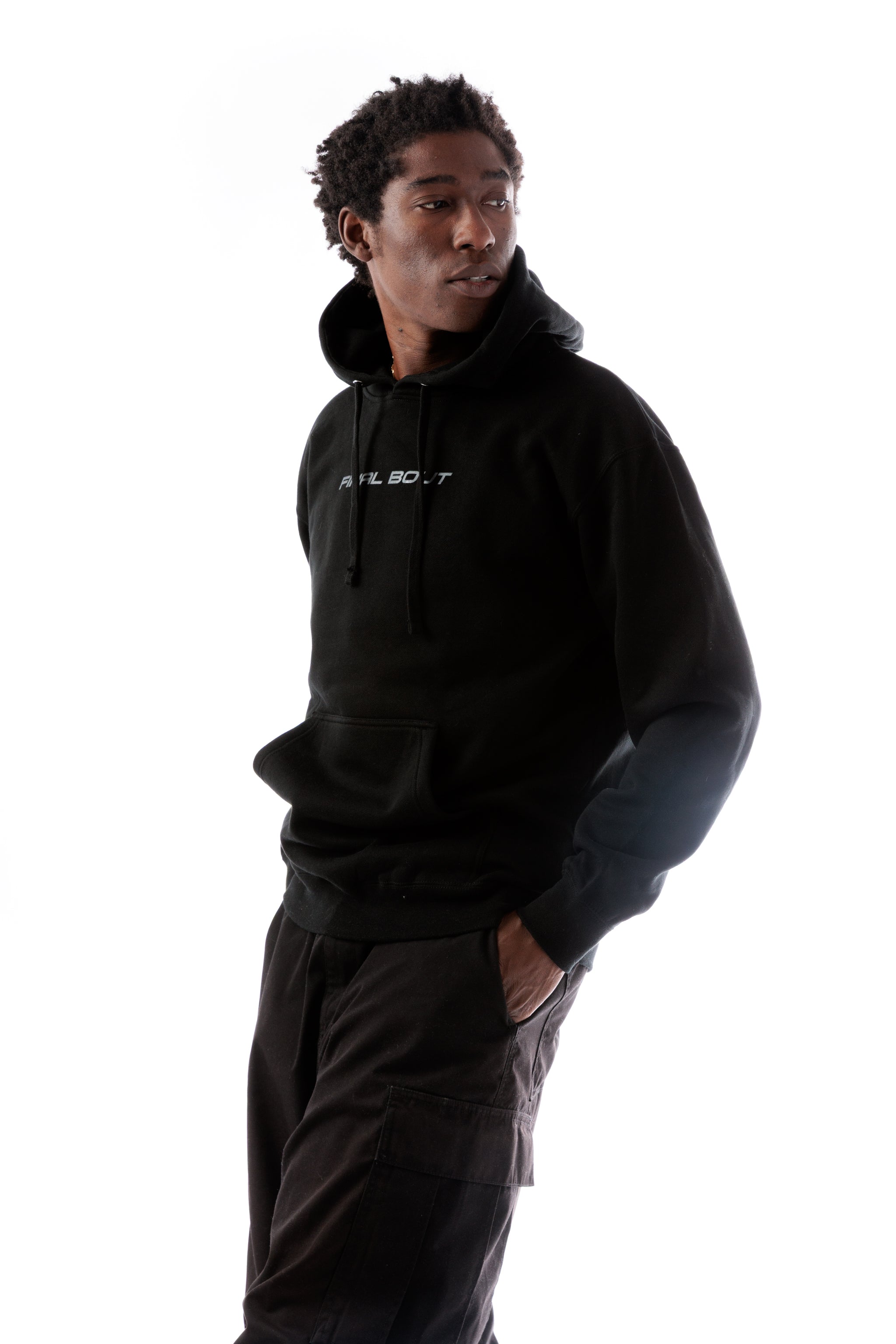 Halftone Smiley Hoodie [Black]