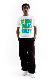 Big Letter Smiley Tee [White]