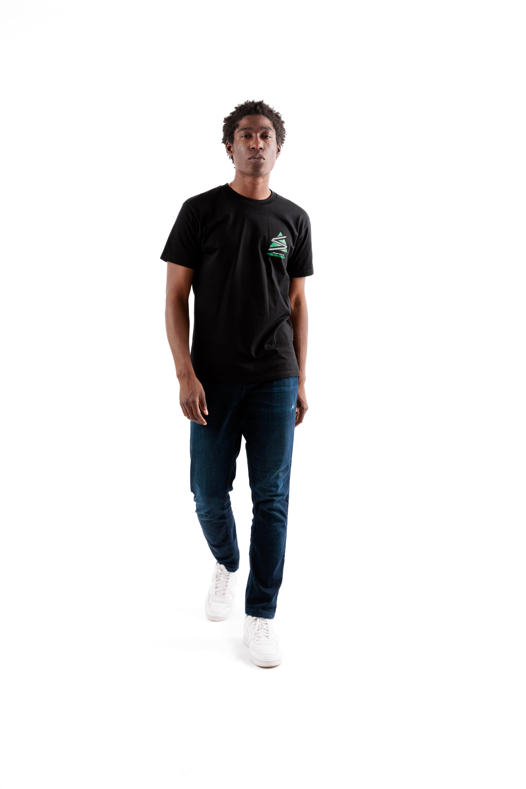 Reach for the Summit Tee [Green Print]