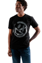 Halftone Smiley Tee [Black]
