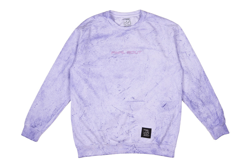 Final Bout Embroidered Logo Crewneck [Amethyst]