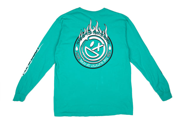 Flames Long Sleeve Shirt [Green]