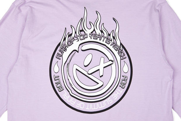Flames Long Sleeve Shirt [Purple]
