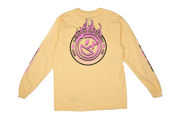 Flames Long Sleeve Shirt [Yellow]