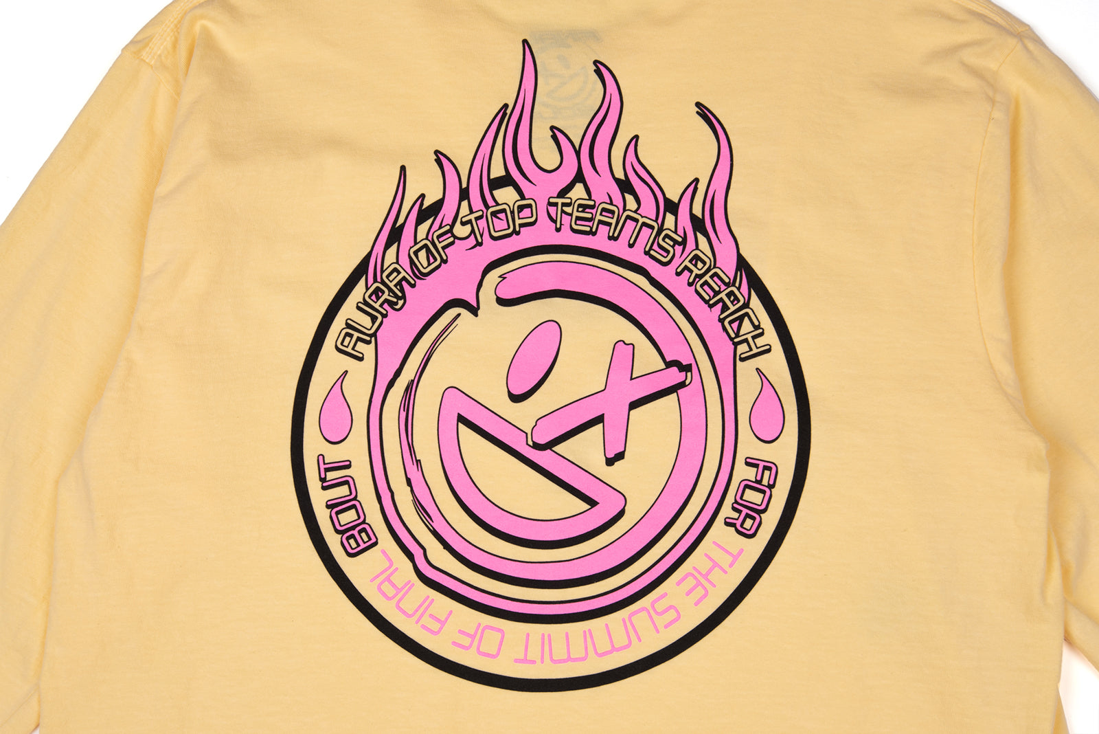 Flames Long Sleeve Shirt [Yellow]