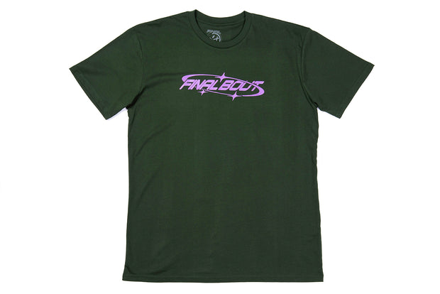 Textured Smiley Tee [Green]