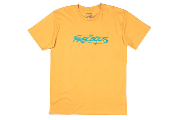 Textured Smiley Tee [Mustard]