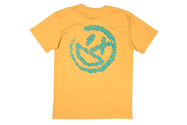 Textured Smiley Tee [Mustard]