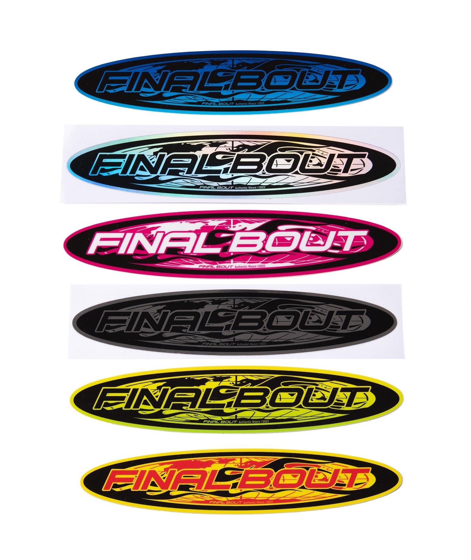 Final Bout Sticker - Techno [Color Options]