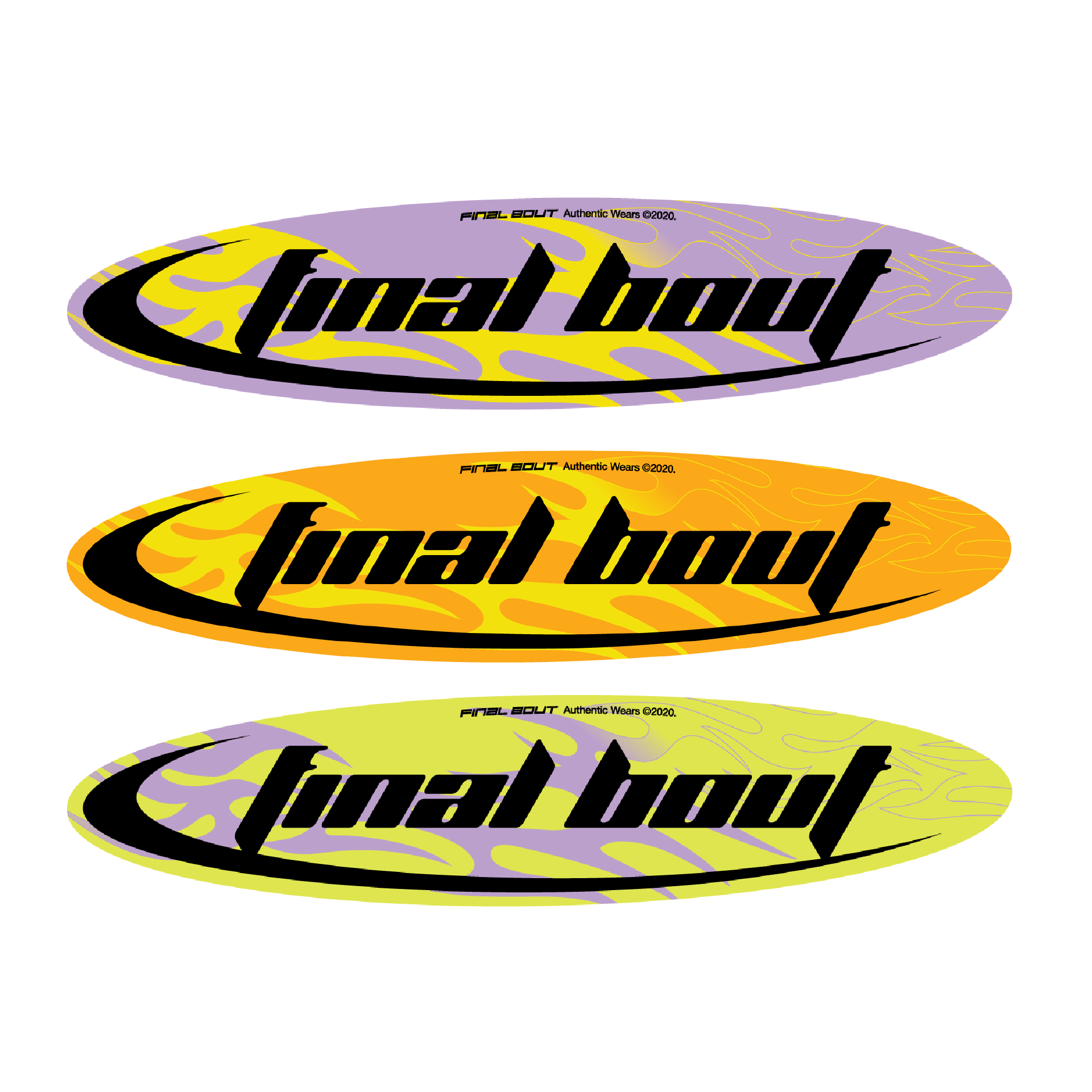 Final Bout Sticker - Techno [Color Options]