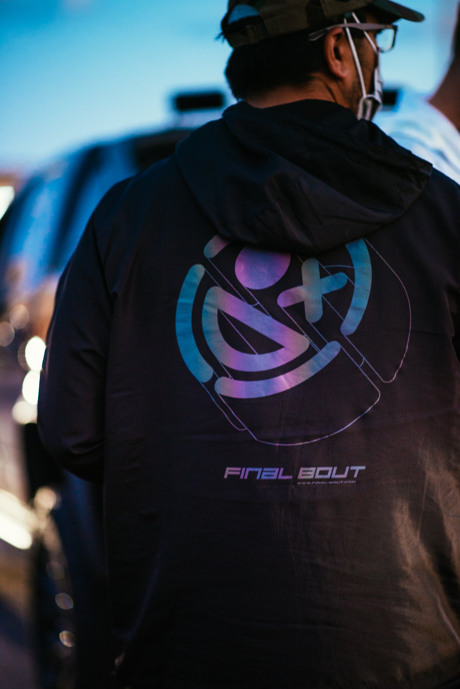 Final Bout Anorak ~ [ Iridescent Print ]
