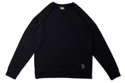 Final Bout Embroidered Logo Crewneck [Black/Black]