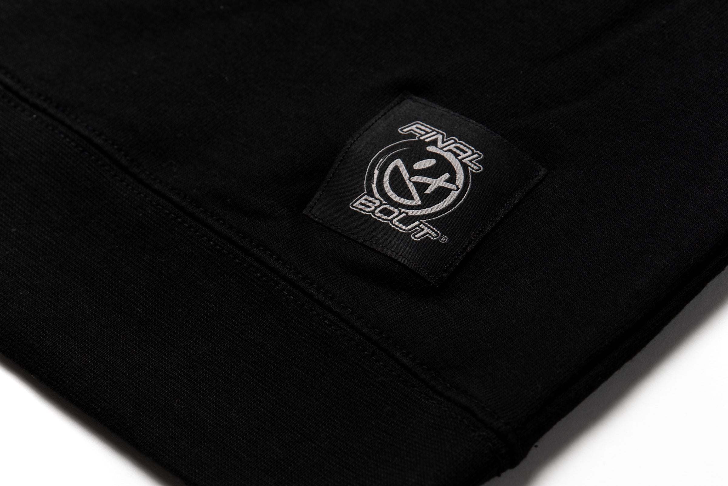 Final Bout Embroidered Logo Crewneck [Black/Black]