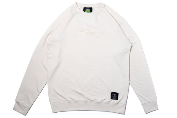 Final Bout Embroidered Logo Crewneck [Cream]