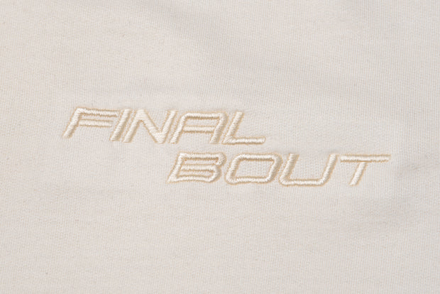 Final Bout Embroidered Logo Crewneck [Cream]