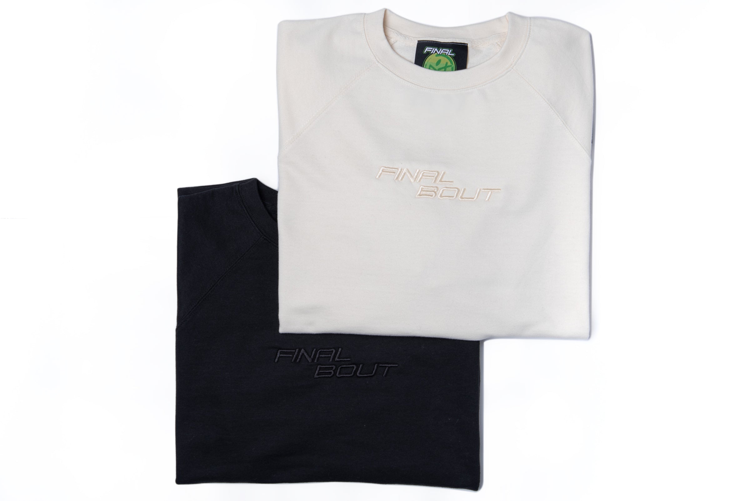 Final Bout Embroidered Logo Crewneck [Black/Black]