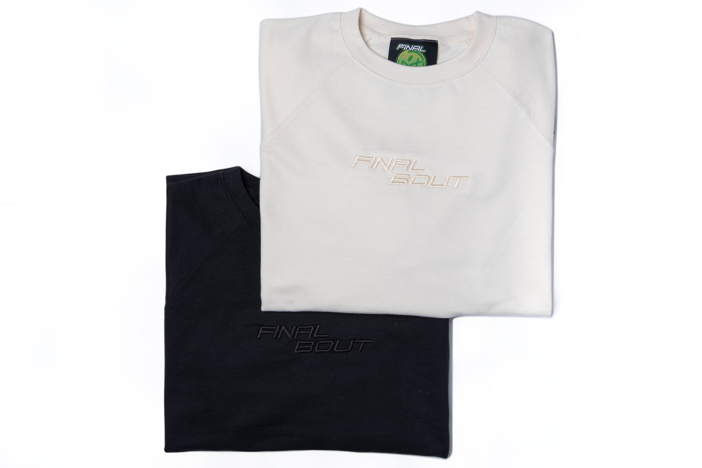 Final Bout Embroidered Logo Crewneck [Cream]