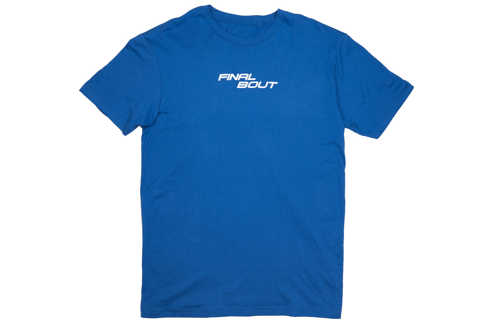 Final Bout Logo Tee [Blue/White print]